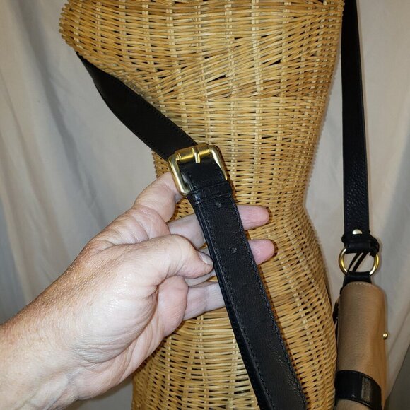 Vintage Via Neroli Leopard Print & Leather Crossbody Handbag - Picture 13 of 15